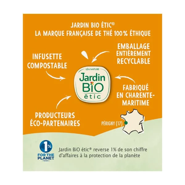 Thé vert orange bergamote - bio