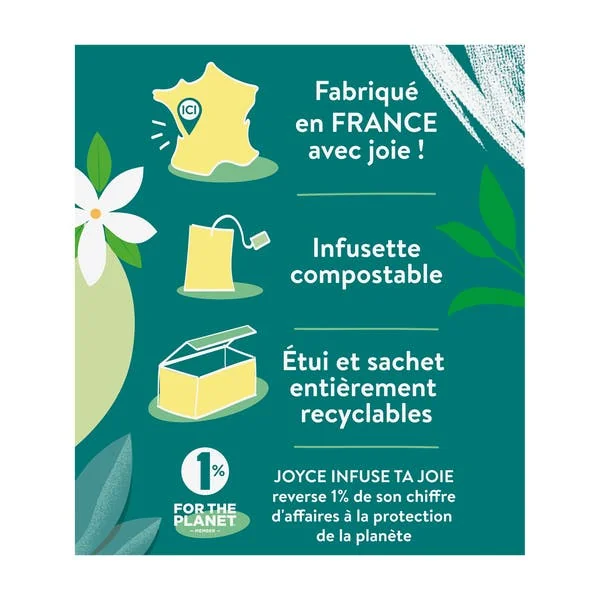 Thé vert SÉRÉNITÉ Jasmin et vanille