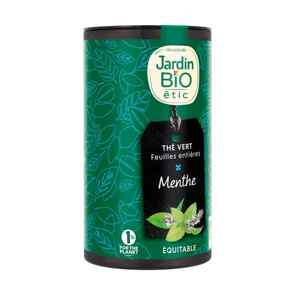 Thé vert vrac Feuilles entières Menthe - bio