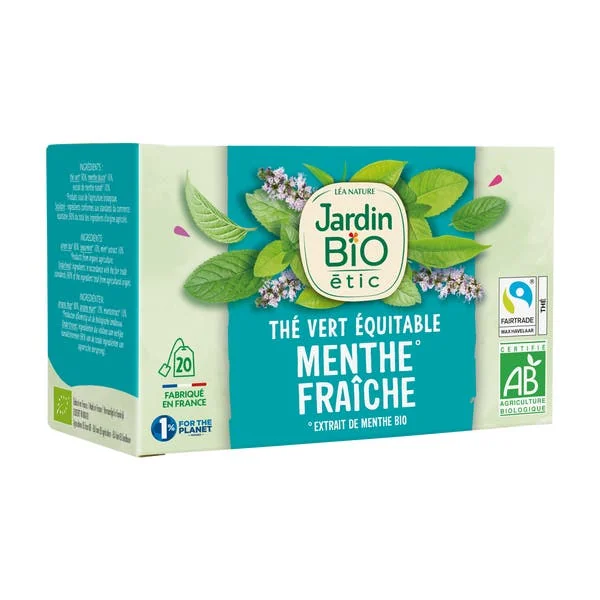 Thé vert équitable Menthe - bio