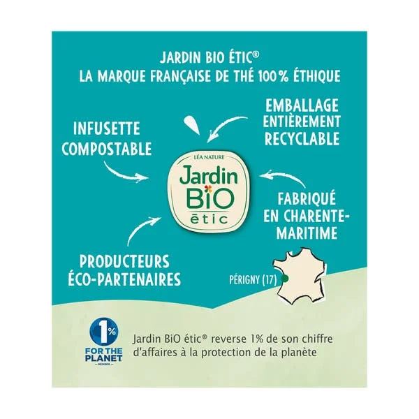 Thé vert équitable Menthe - bio