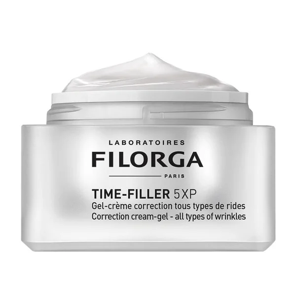 TIME-FILLER 5XP - Gel-Crème de Jour à l'Acide Hyaluronique Anti-Rides - Peaux Mixtes à Grasses, 50ml