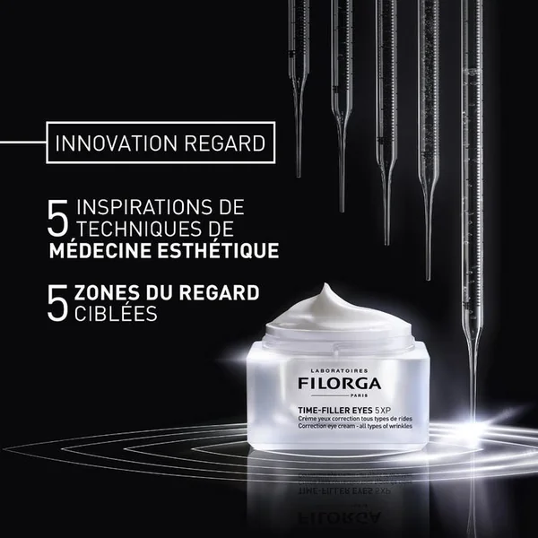 TIME-FILLER EYES 5XP - Contour des Yeux à l'Acide Hyaluronique Anti-Rides, 15ml
