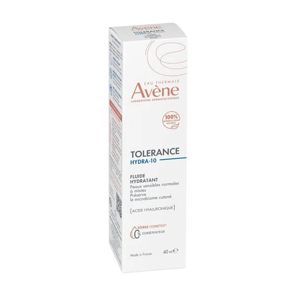 TOLERANCE HYDRA-10 - Fluide Hydratant - Visage - Peaux Sensibles Normales à Mixtes, 40ml