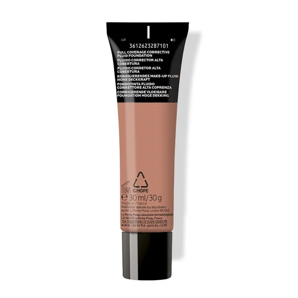 TOLERIANE - Fond de Teint Fluide Correcteur n°11 SPF25 Haute Couvrance Visage, 30ml