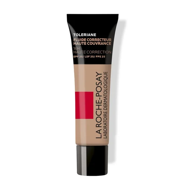 TOLERIANE - Fond de Teint Fluide Correcteur n°13 SPF25 Haute Couvrance Visage, 30ml