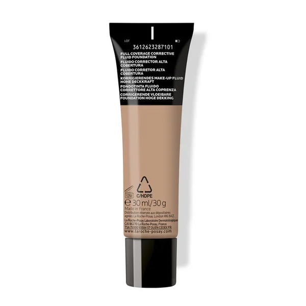 TOLERIANE - Fond de Teint Fluide Correcteur n°13 SPF25 Haute Couvrance Visage, 30ml