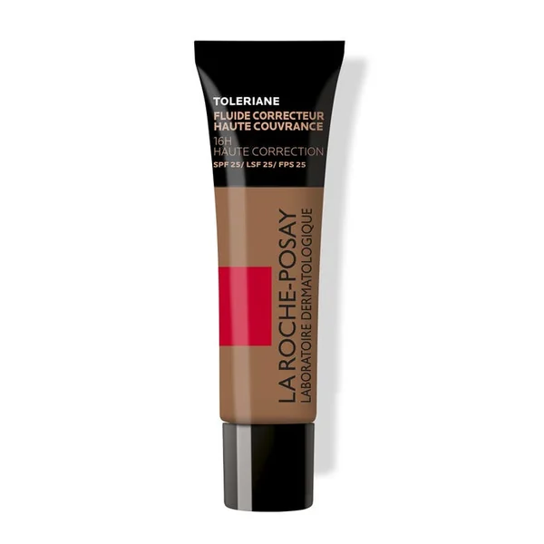 TOLERIANE - Fond de Teint Fluide Correcteur n°16 SPF25 Haute Couvrance Visage, 30ml