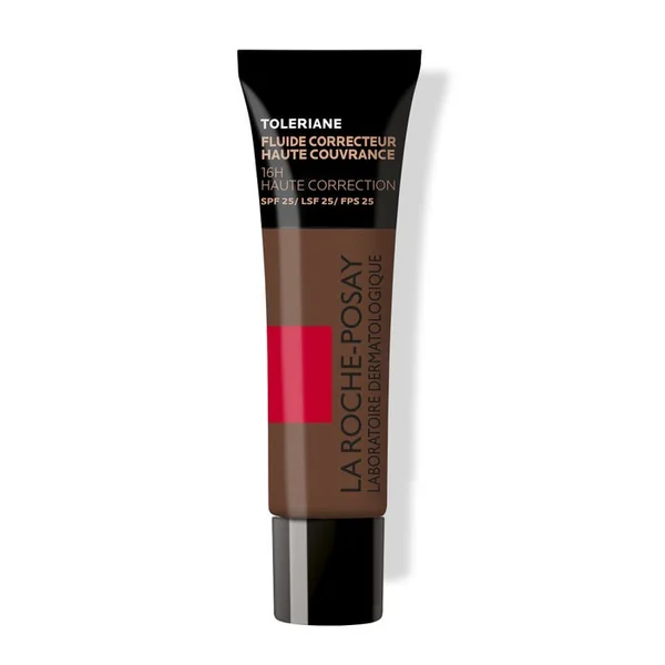 TOLERIANE - Fond de Teint Fluide Correcteur n°19 SPF25 Haute Couvrance Visage, 30ml