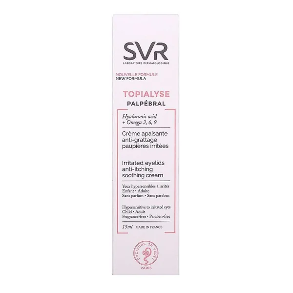 Topialyse Palpébral Crème Apaisante Paupières Irritées 15mL