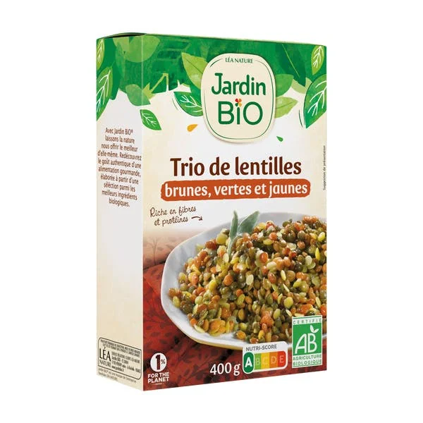 Trio de lentilles - bio