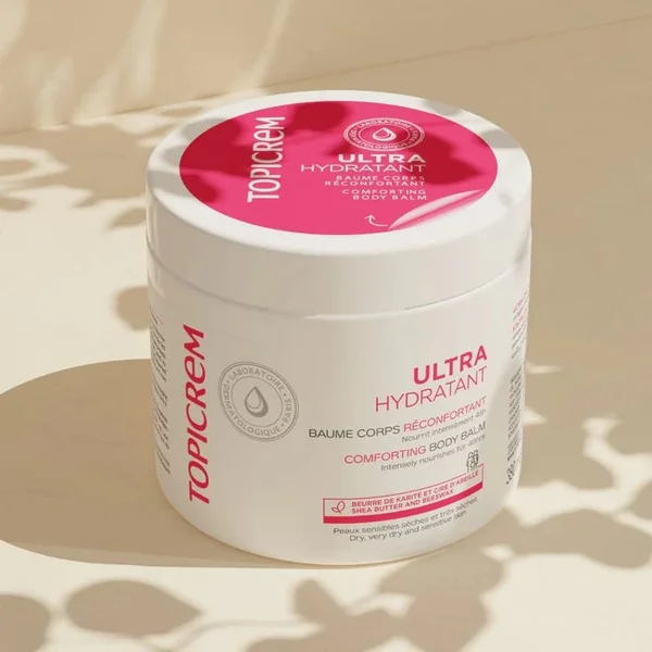 ULTRA HYDRATANT - Baume Corps Réconfortant - Peaux Sensibles, Sèches et Très Sèches, 380ml