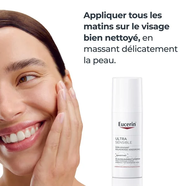 ULTRA SENSIBLE - Soin Apaisant - Visage - Peaux Normales à Mixtes, 50ml