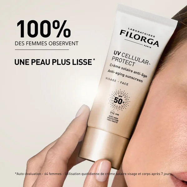 UV CELLULAR-PROTECT - Crème Solaire Anti-Age SPF50+ - Visage - Tous Types de Peaux, 40ml