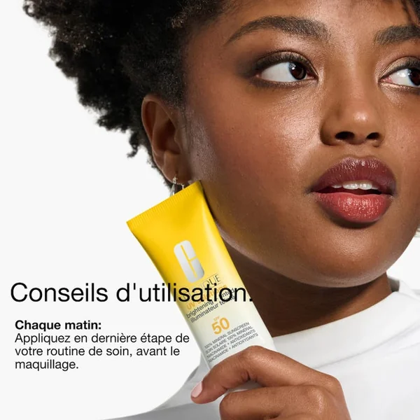 UV SOLUTIONS - Écran Solaire Illuminateur Teinté 02 Medium SPF50 - Visage - Tous Types de Peaux, 40ml