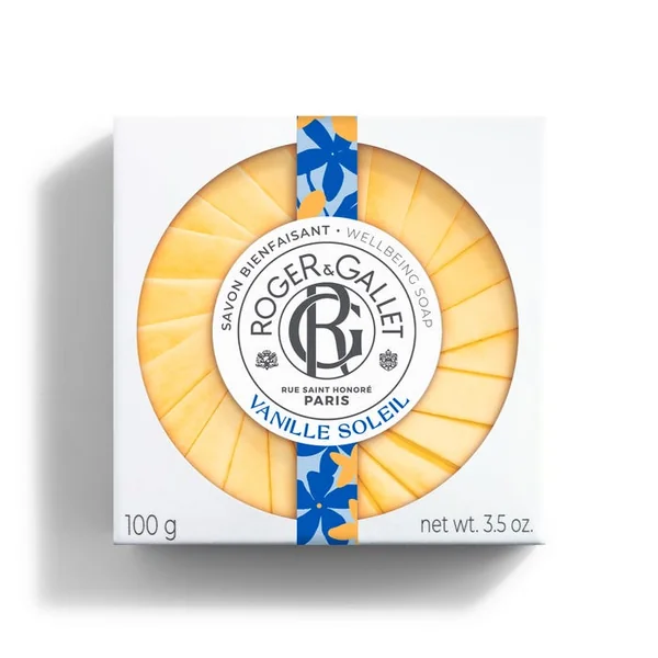 VANILLE SOLEIL - Savon Bienfaisant - Mains et Corps, 100g