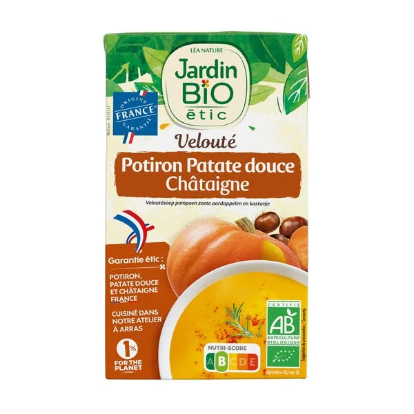 Velouté Potiron Patate douce Châtaigne - bio