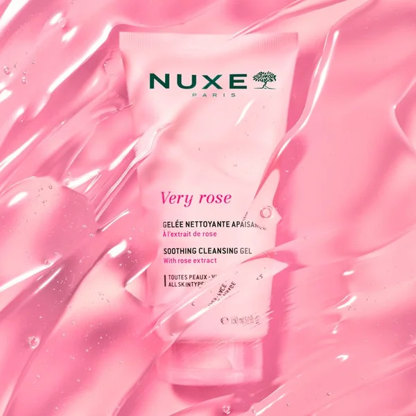 VERY ROSE - Gelée Nettoyante Apaisante - Visage - Tous Types de Peaux, 150ml