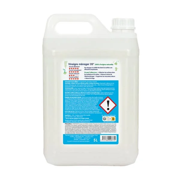 Vinaigre ménager 20° - Grand Format