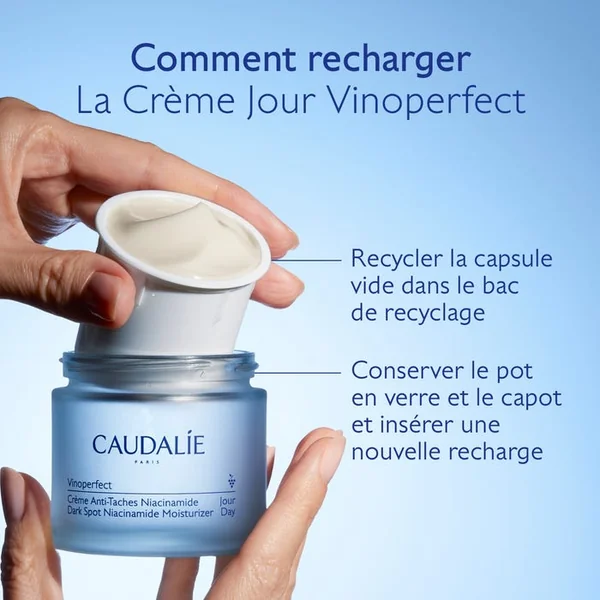 VINOPERFECT - Crème Jour Anti-Taches Niacinamide - Visage - Tous Types de Peaux, 50ml