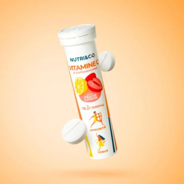 Vitamine C Effervescente 1000 mg – Énergie & Immunité Sans Sucre