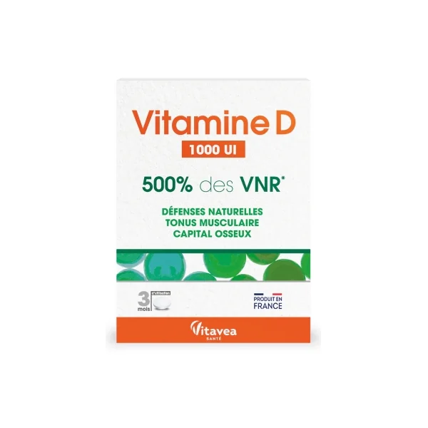 Vitavea Vitamine D 1000 UI 90 Comprimés