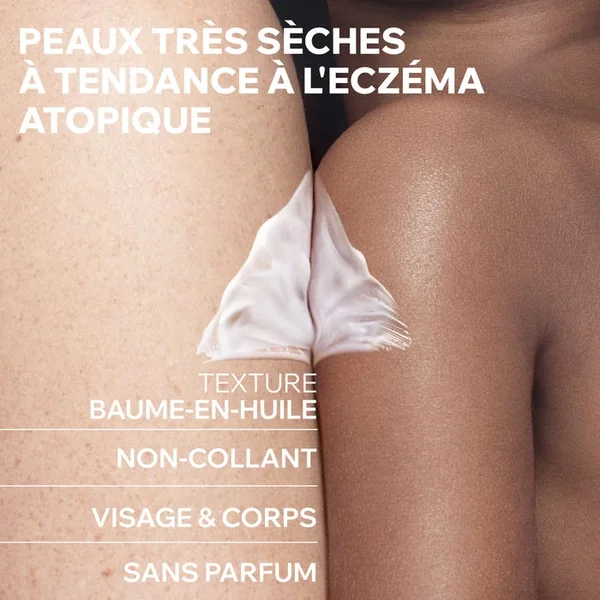 XEMOSE C8+ - Baume Relipidant Anti-Grattage - Visage et Corps - Peaux Très Sèches à Tendance Atopique, 500ml