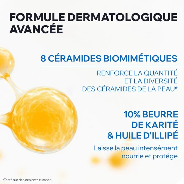 XEMOSE C8+ - Baume Relipidant Anti-Grattage - Visage et Corps - Peaux Très Sèches à Tendance Atopique, 500ml
