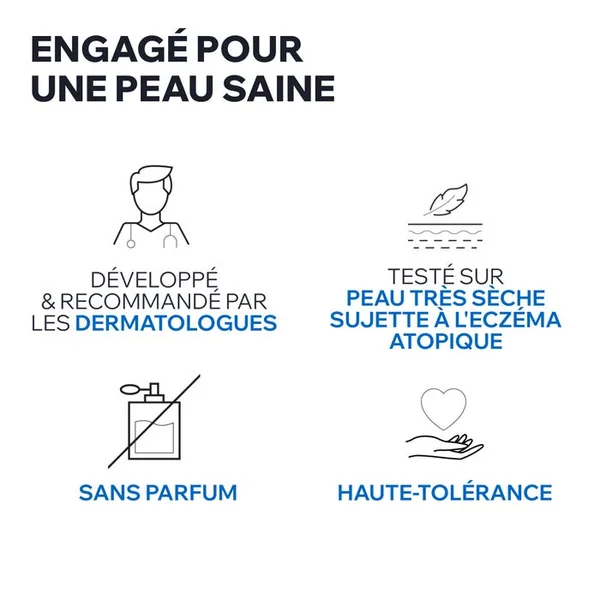 XEMOSE C8+ - Baume Relipidant Anti-Grattage - Visage et Corps - Peaux Très Sèches à Tendance Atopique, 500ml