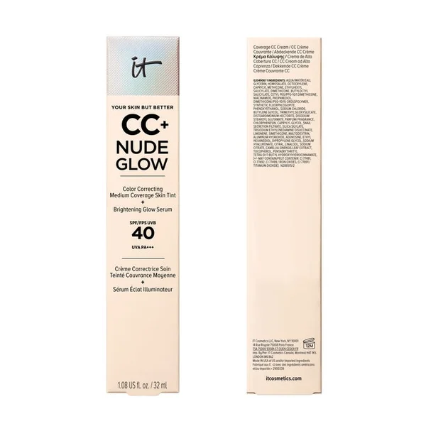 YOUR SKIN BUT BETTER - CC Crème SPF40 Correctrice Couvrance Moyenne Illuminatrice - Teinte Tan, 32ml
