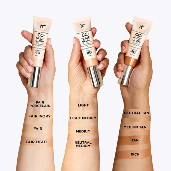 YOUR SKIN BUT BETTER - CC Crème SPF40 Correctrice Couvrance Moyenne Illuminatrice - Teinte Tan, 32ml