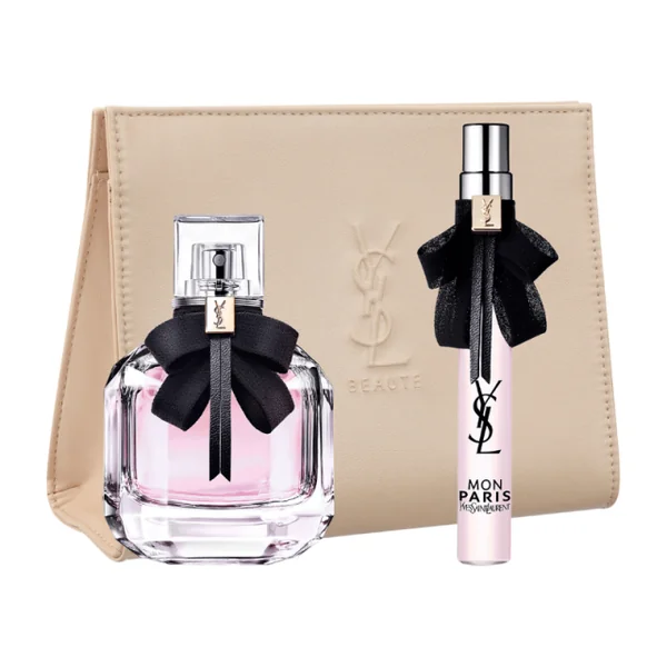 Yves St Laurent - Mon Paris Coffret Eau de Parfum avec son vaporisateur de sac et sa trousse