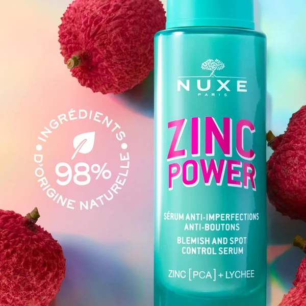 ZINC POWER - Sérum Anti-Imperfections Anti-Boutons - Visage - Peaux à Tendance Acnéique, 30ml