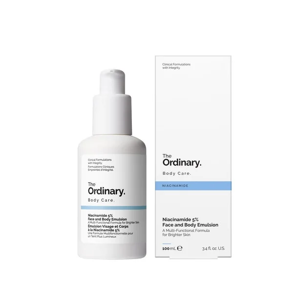 Émulsion à la Niacinamide 5% - Visage et Corps - Tous Types de Peaux, 100ml