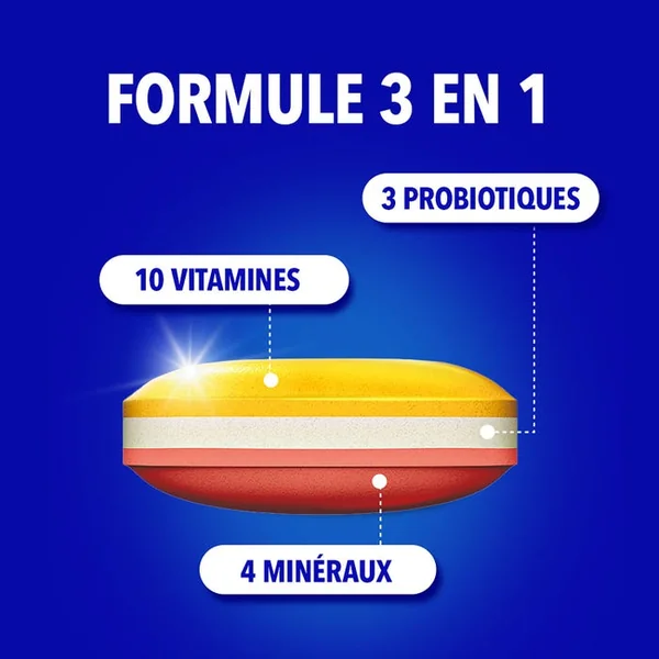 ÉNERGIE - Vitamines et Probiotiques, 30 Comprimés